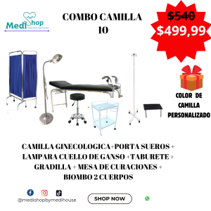 Combo de consultorio 10