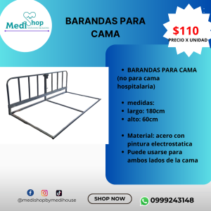 BARANDAS DE SEGURIDAD PARA CAMA