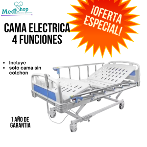 Cama hospitalaria electrica 4 funciones Century Medical (SOLA)