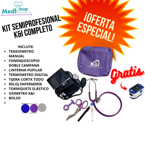 KIT DE ENFERMERIA COMPLETO k&i NEW GENERATION