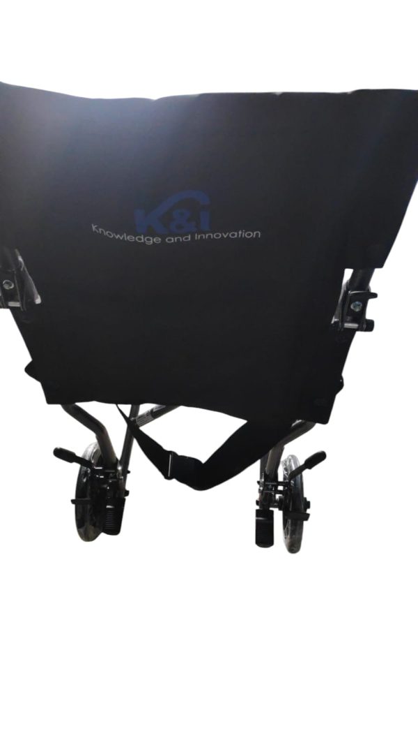 SILLA DE RUEDAS DE TRANSPORTE ACERO 14 PULGADAS - Image 3