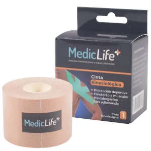 CINTA KINESIOLOGICA MEDIC LIFE 5CM X 5M