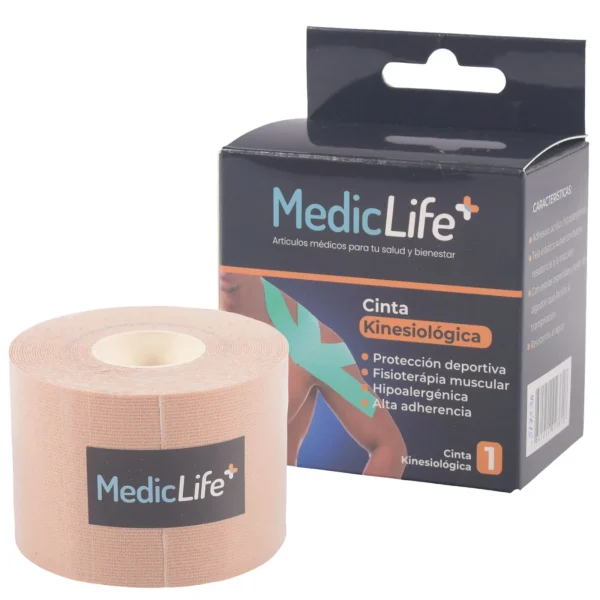 CINTA KINESIOLOGICA MEDIC LIFE 5CM X 5M