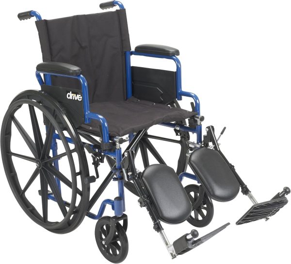 SILLA DE RUEDAS DRIVE BLUE STREAK PIES ELEVABLES