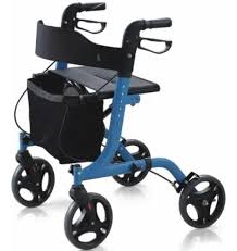 Caminador Rollator 4 ruedas con asiento Century