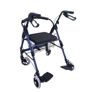 Andador con Asiento, Canastilla y Apoya Pies – Máxima Estabilidad